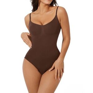 NEW HeyShape Hey Shape Viral TikTok Snatched Shapewear Bodysuit in Brown Large L